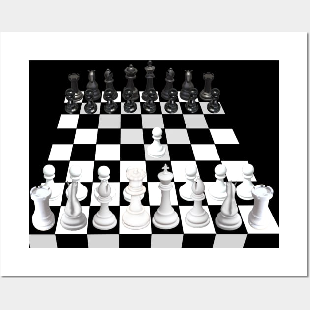 Life As A Chess Game Wall Art by ArtAndBliss